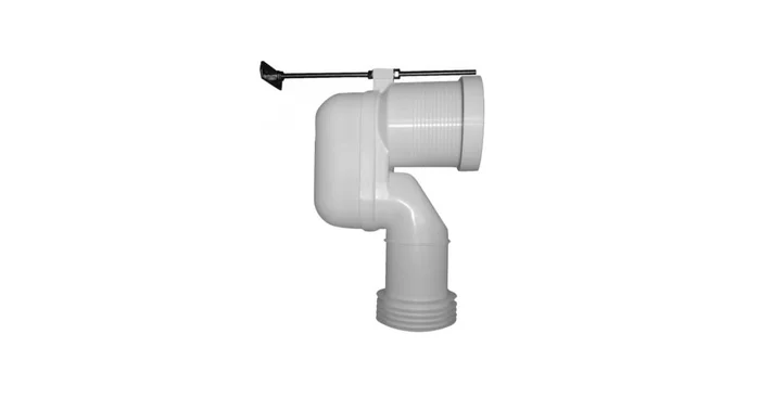 Duravit Special Connector Bend for Vertical Outlet from 7 7/8″ – 9 1/2″