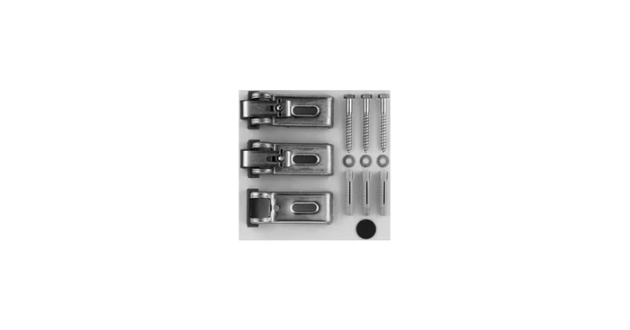 Duravit Three Piece Tub Brackets for Mounting and Support for Bathtubs and Shower Trays