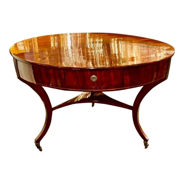 Early 19th Century German Biedermeier Mahogany Center