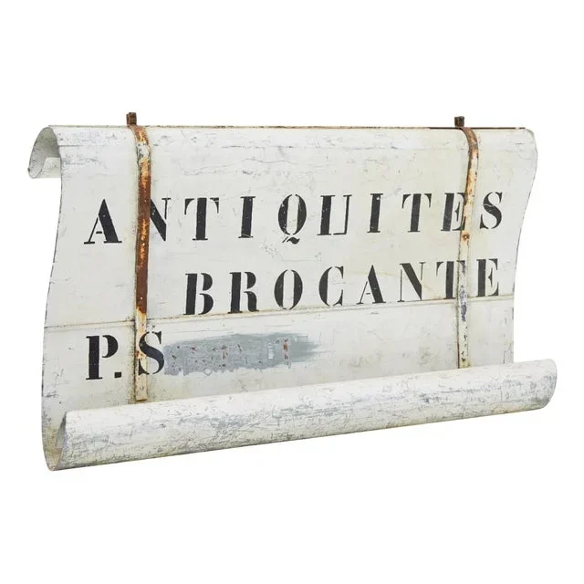 Early 20th Century French Street Shop Sign, 1920s