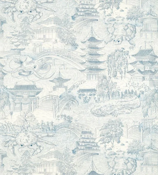 Eastern Palace Wallpaper – Indigo – ZHIW312987 – Zoffany