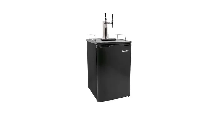 EdgeStar 20 Inch Wide Free Standing Dual Tap Cold Brew Coffee Kegerator
