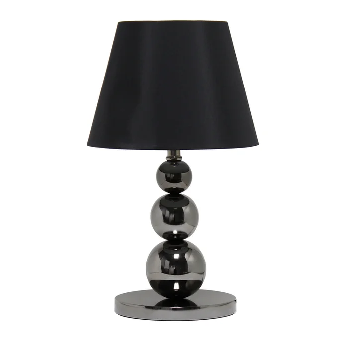 Elegant Designs Stacked Sphere Table Lamp, Black