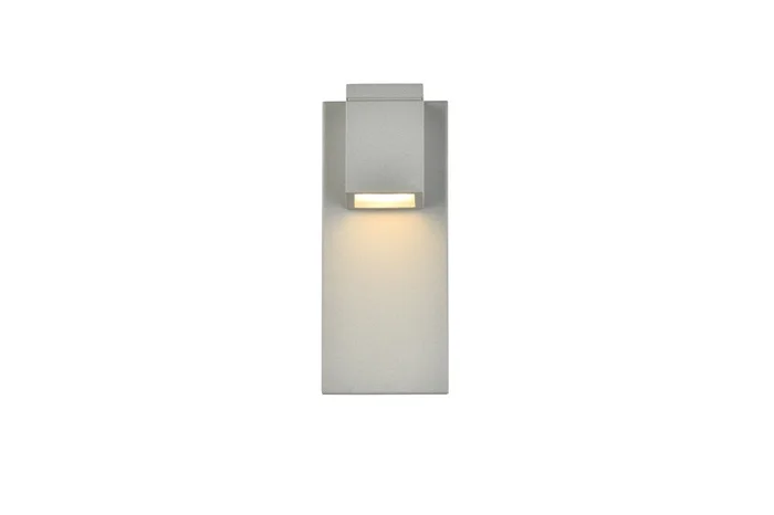 Elegant Furniture & Lighting – Raine Integrated LED wall sconce in silver – LDOD4007S