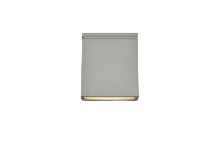 Elegant Furniture & Lighting – Raine Integrated LED wall sconce in silver – LDOD4023S