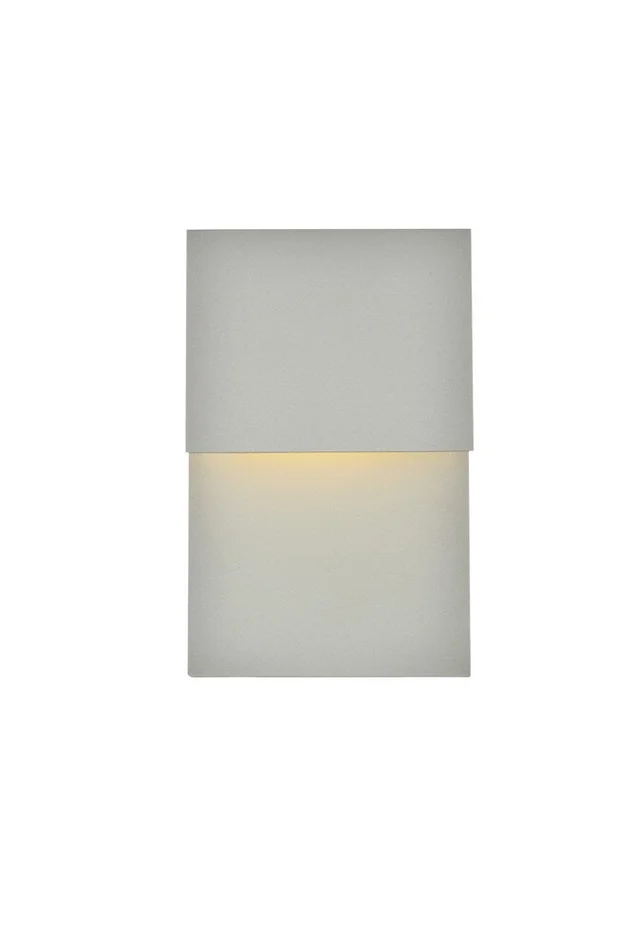 Elegant Furniture & Lighting – Raine Integrated LED wall sconce in silver – LDOD4029S