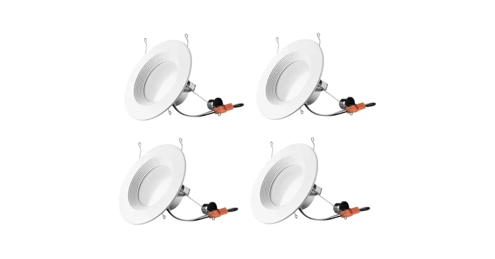 Elegant Lighting 6″ Light LED Retrofit Ceiling Light – 2700K – Pack of 4