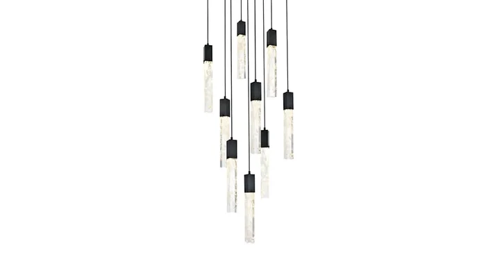 Elegant Lighting Aurora 20″ Wide Crystal Multi Light Pendant