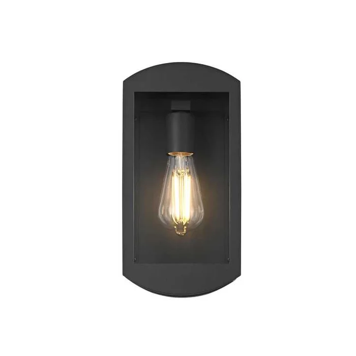Elegant Lighting Miles 6 inch Outdoor Wall Sconce in Black
