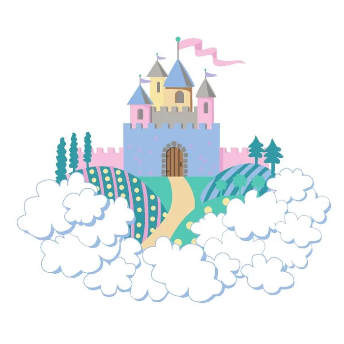 Elephants on the Wall Mini Murals Mini Princess Castle Paint by Number Wall Murals