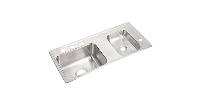 Elkay 27-1/4″ Double Basin Drop In Stainless Steel Utility Sink