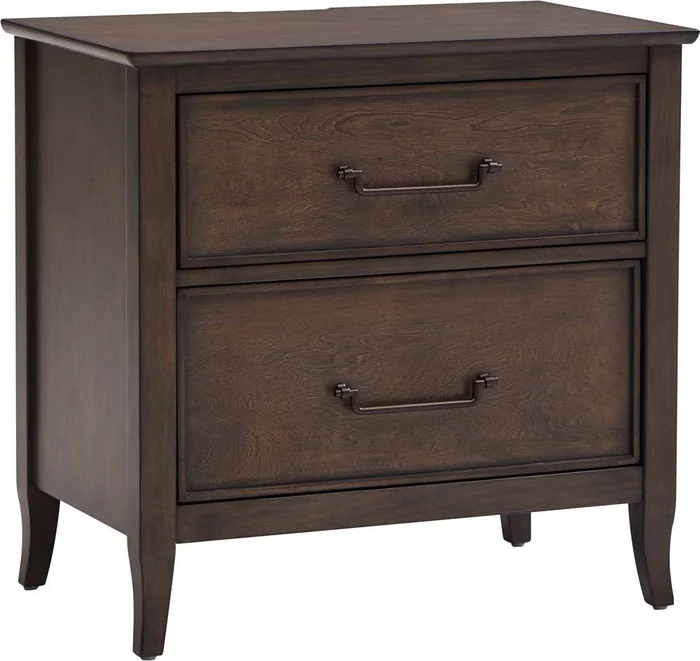 Emery Park – Blakely 2 Drawer Nightstand in Sable Brown Finish – I540-450