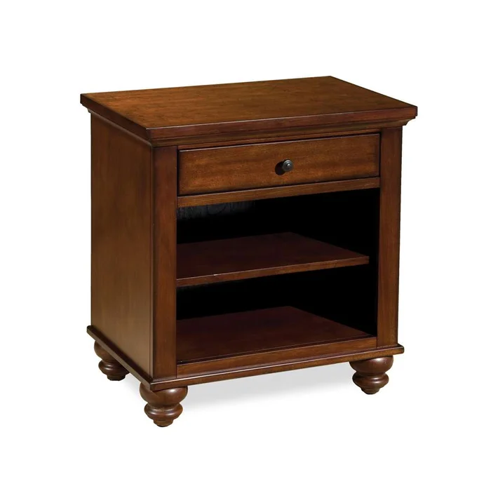 Emery Park – Cambridge 1 Drawer Nightstand in Brown Cherry Finish – ICB-451-BCH-1