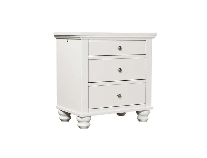 Emery Park – Cambridge Liv360 Nightstand in White Finish – ICB-450-WHT-4