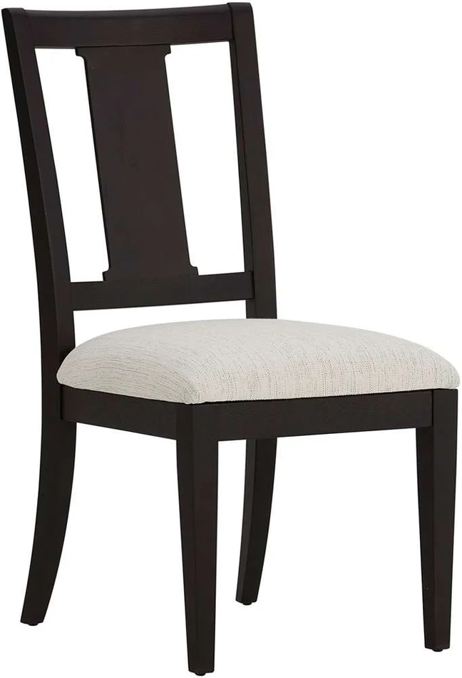 Emery Park – Camden Dining Side Chair w/ Uph Seat in Domino Finish (Set of 2) – I631-6640S