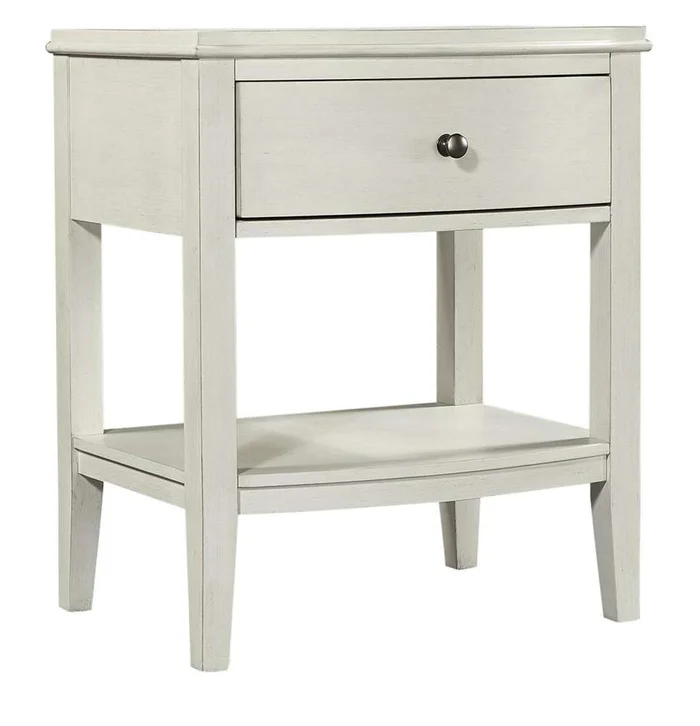 Emery Park – Charlotte 1 Drawer NS in Pebble White Finish – I218-451N-WHT-1