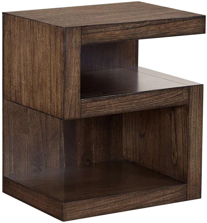 Emery Park – Modern Loft S Nightstand in Brownstone Finish – IML-451N-BRN-1