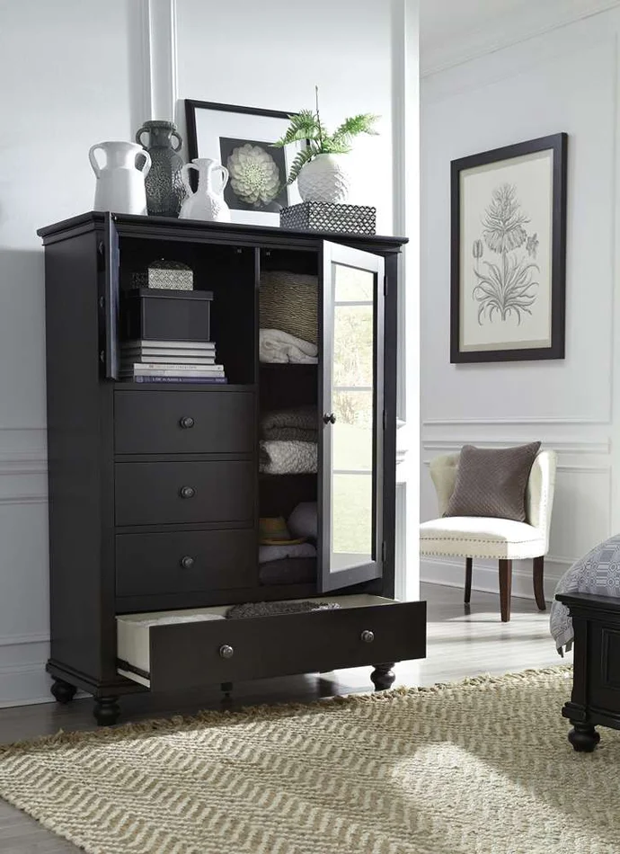 Emery Park – Oxford Chiffarobe in Black Finish – I07-459-BLK-1