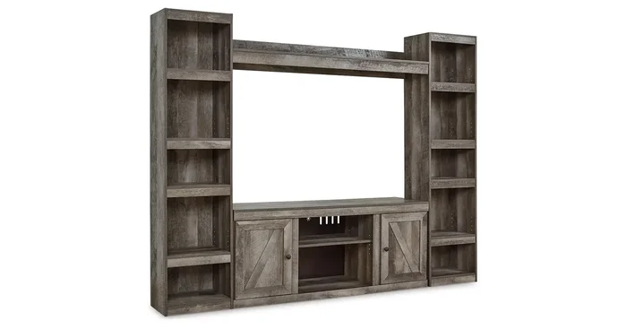 Entertainment Center with Piers & Bridge