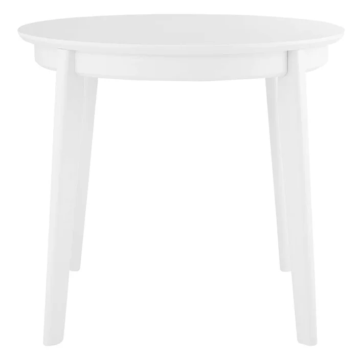 Euro Style – Atle 36in Round Dining Table in Matte White – 39098MTWHT