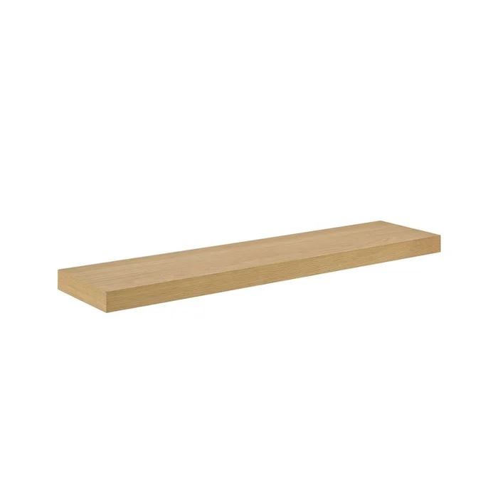 Euro Style – Barney 36in Floating Shelf/Shelving in American Oak Veneer – 09742-OAK