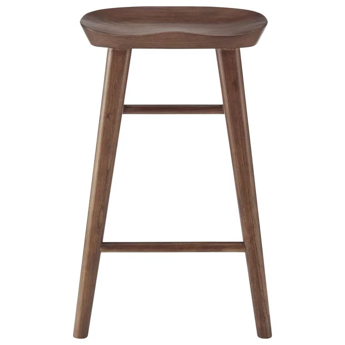 Euro Style – Vieno Counter Stool in Walnut – 39133-WAL