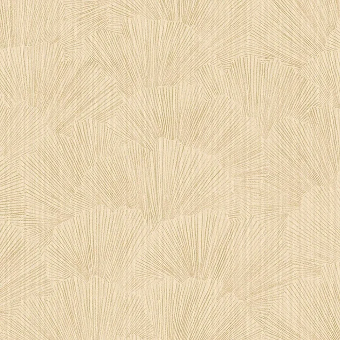 Fan Leaf Oasis Wallpaper
