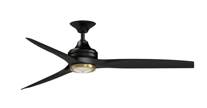 Fanimation Spitfire 60″ 3 Blade Indoor / Outdoor Smart LED Hanging Ceiling Fan