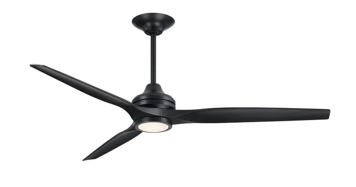 Fanimation Spitfire DC 64″ 3 Blade Indoor / Outdoor Smart LED Hanging Ceiling Fan