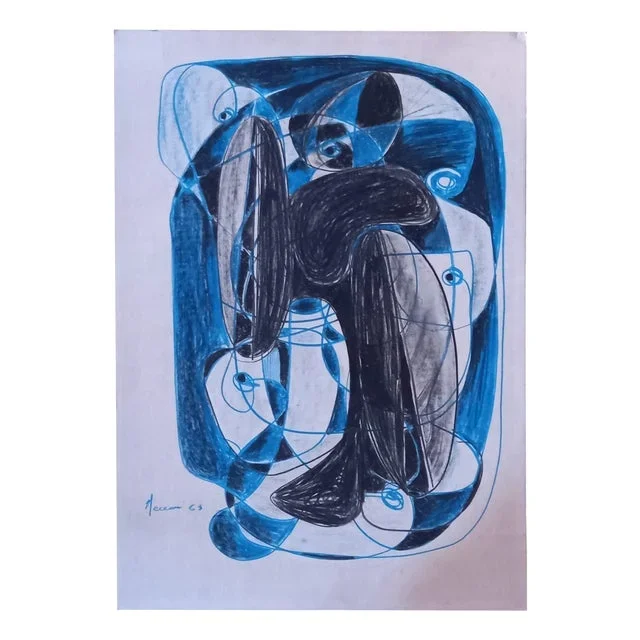 Ferdinando Meccani, Composition, 1969, Mixed Media