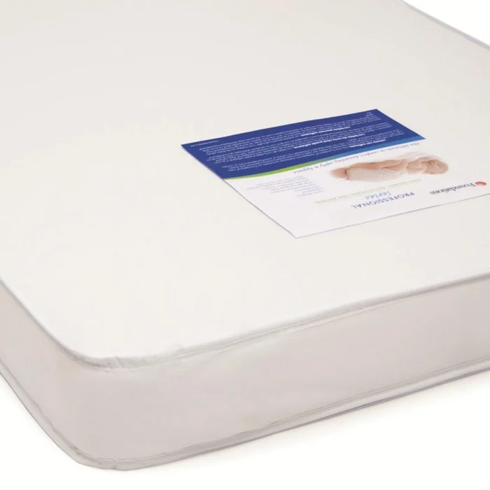 Foundations Professional Series Compact 4″ Innerspring Crib Mattress in White