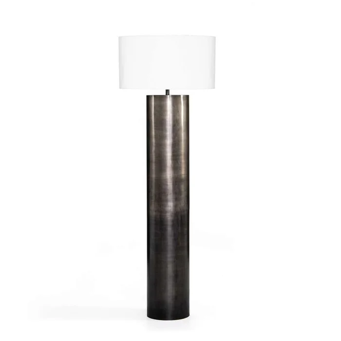 Four Hands – Asher – Cameron Floor Lamp – Ombre Antique Pewter – 106306-006