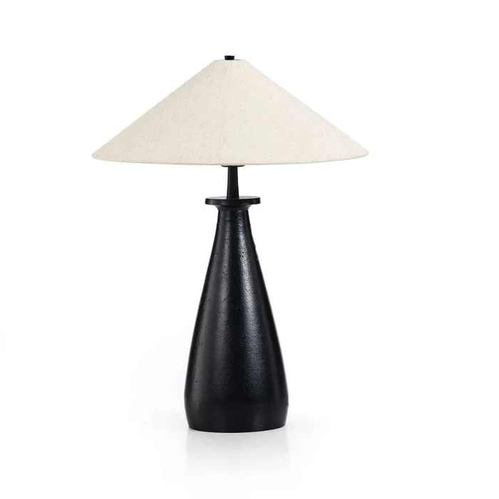 Four Hands – Asher – Innes Tapered Shade Table Lamp – Mtte Black – 231078-003