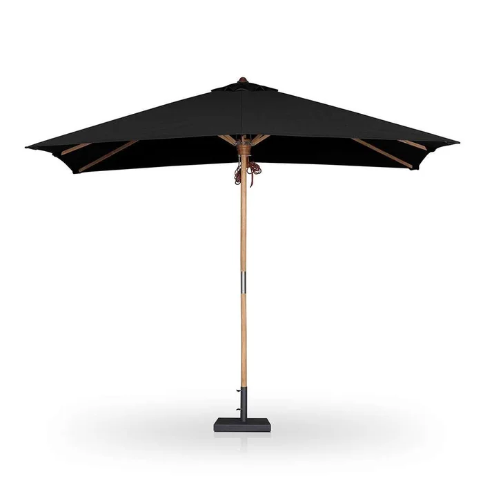 Four Hands – Garwood – Baska Outdoor Rectangular Umbrella – Arashi Black – 242880-003