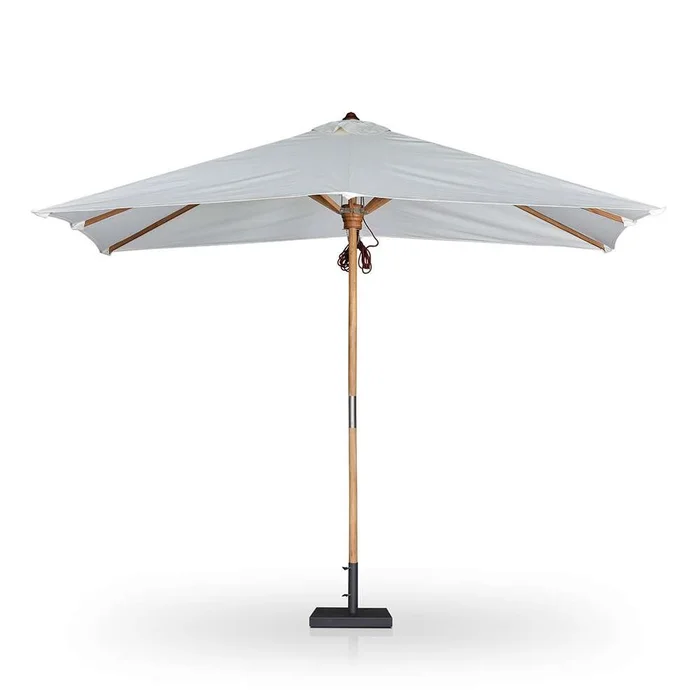 Four Hands – Garwood – Baska Outdoor Rectangular Umbrella – Arashi Salt – 242880-001