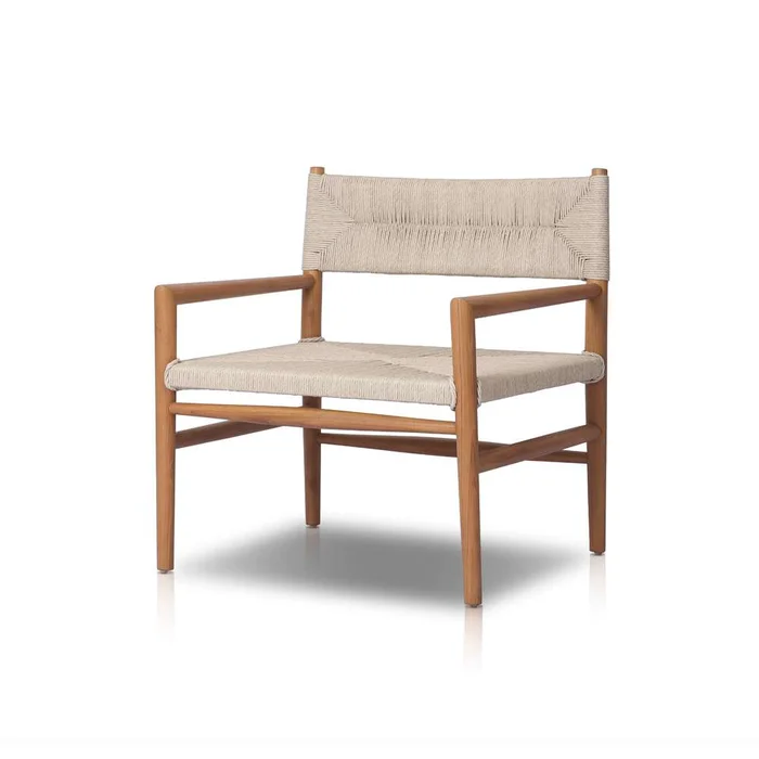 Four Hands – Grass Roots – Lomas Outdoor Chair-Natural Teak – 238698-001