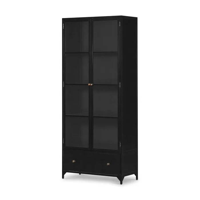 Four Hands – Shadow Box Cabinet – Black – 225768-001