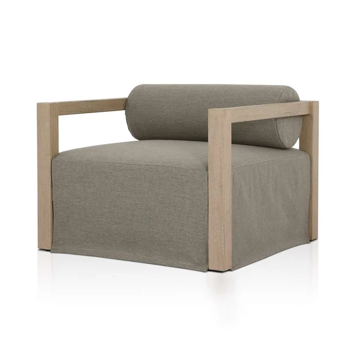 Four Hands – Solano – Laskin Outdoor Chair-Washed Brown-Fsc – 235159-004