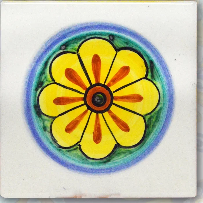 FRANCESCA NICCACCI: Deruta Vario Hand Painted Wall Tile