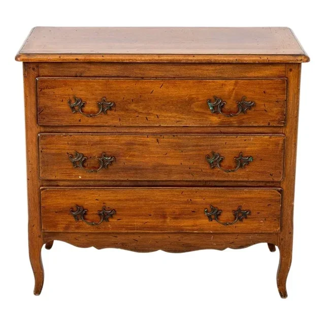 French Provincial Walnut Commode
