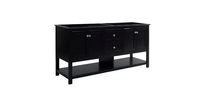 Fresca Manchester 72″ Double Free Standing Vanity Cabinet – Less Vanity Top