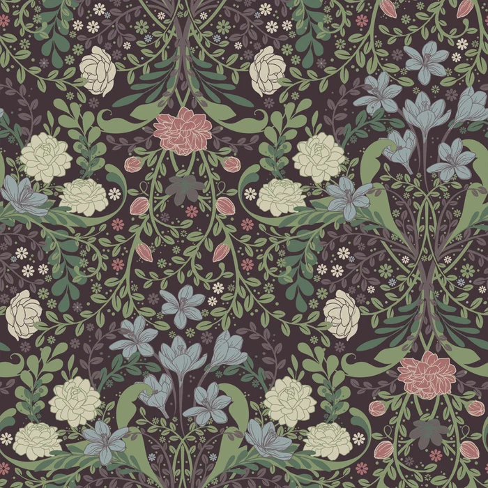 Froso Wallpaper – Plum