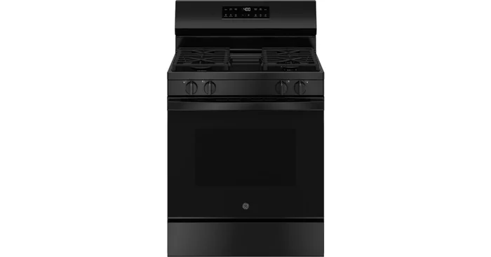 GE 30 Inch Wide 5.3 Cu. Ft. Free Standing Gas Range with Halogen Light and Simmer Burner