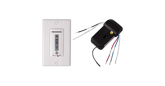 Generation Lighting NEO Remote Control Hard Wired Wall Remote Control – Wall Control and Receiver