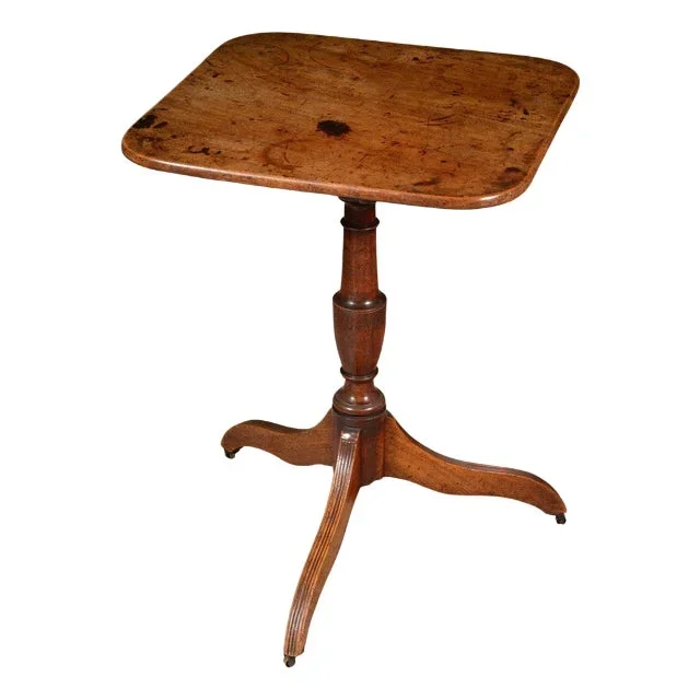 George III Mahogany Tilt Top Tripod Table, 1790s