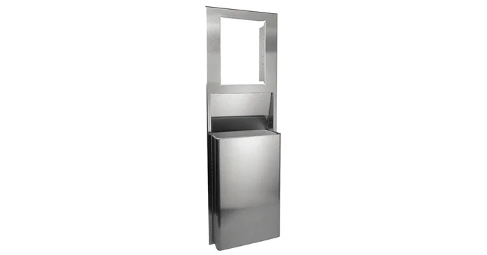 Georgia Pacific Recessed Trash Receptor for 16″ Cavity – Less Dispenser