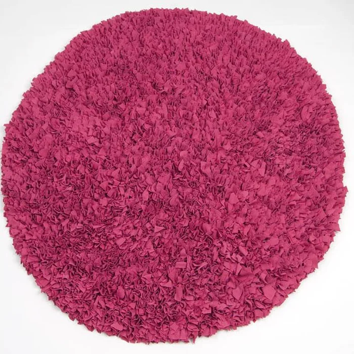 Glenna Jean Lilly Pad Round Raspberry Rug