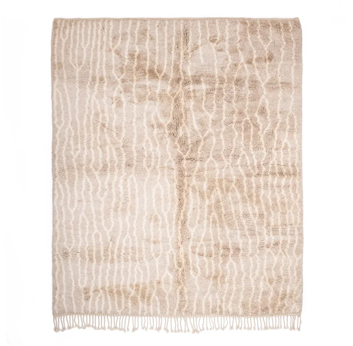 Golden Branches – Luxury Shag Moroccan Rug
