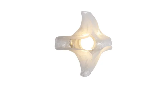 Golden Lighting Glacier 14″ Tall Bathroom Sconce