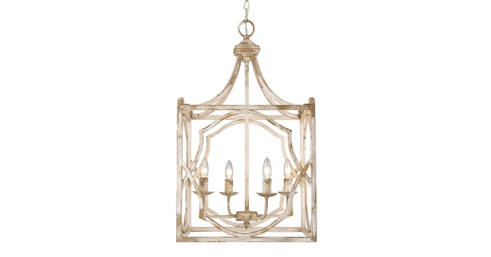 Golden Lighting Laurent 4 Light 18″ Wide Taper Candle Pendant